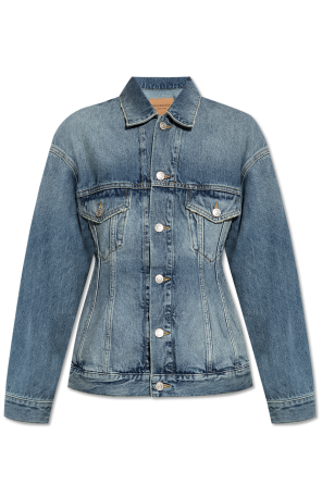 ジャケット Moschino SS24 DENIM JACKET (06043237_1555) Blue Denim jacket with vintage effect Moschino - Vitkac GB